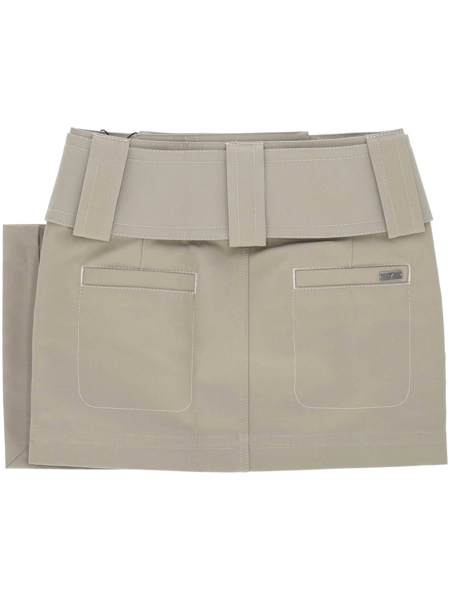 [AMI] Mini skirt SS26 FSK461CO0212A036