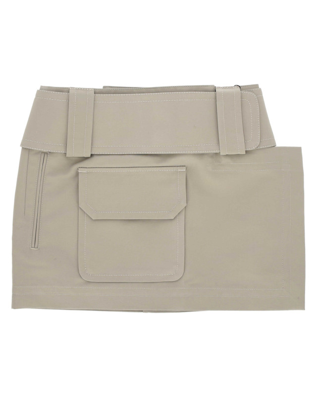 [AMI] Mini skirt SS26 FSK461CO0212A036