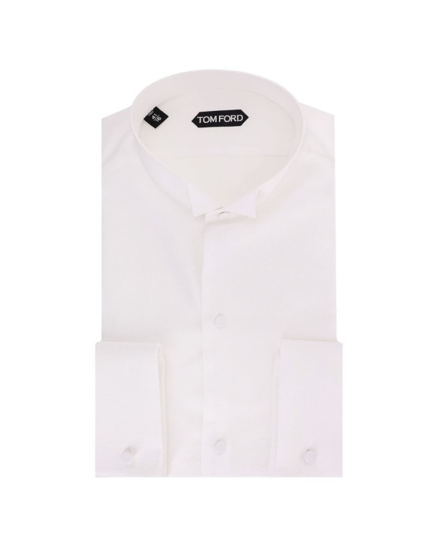 [Tom Ford] Shirts Long Sleeve SS26 HECS01C0023WAB