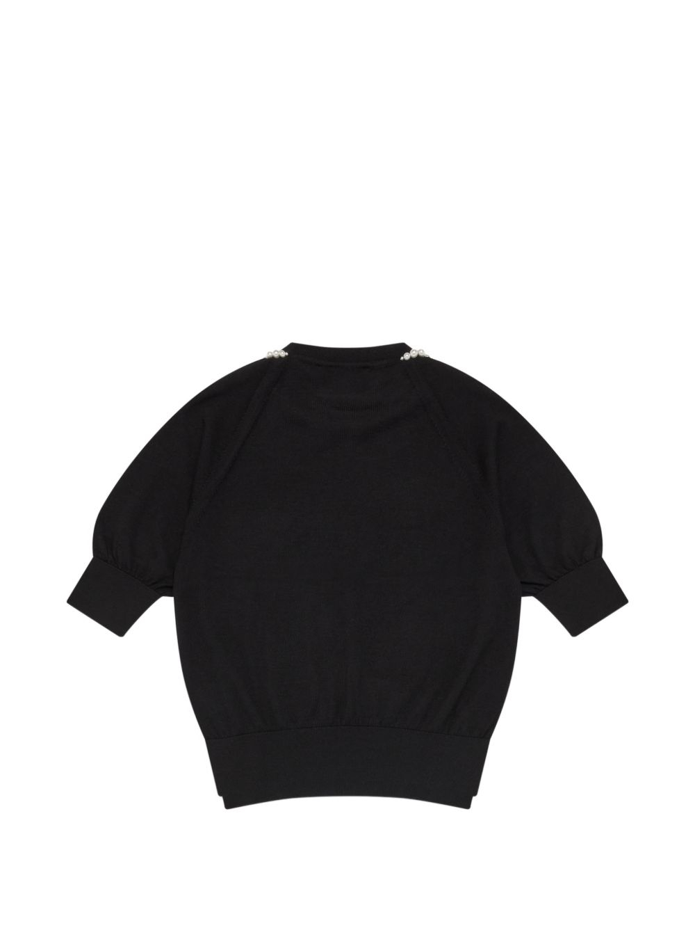 [Simone Rocha] Knitwear SS26 KMK25B0647BLACK/PEARL