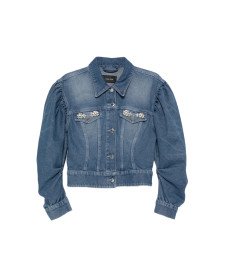 [Simone Rocha] Jacket SS26 6164B1231INDIGO/PEARL/CLEAR