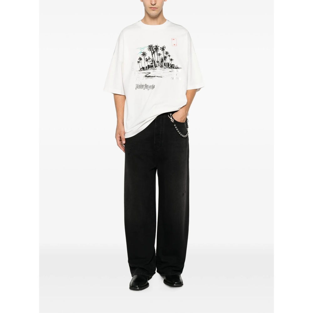 [Palm Angels] T-shirts Short Sleeve FW26 PAMAA003J R002 0310