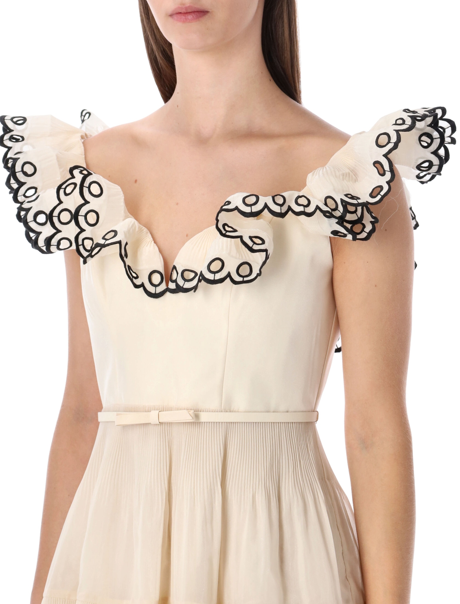 [Zimmermann] Sleeveless dress SS26 7024DC26RCRM