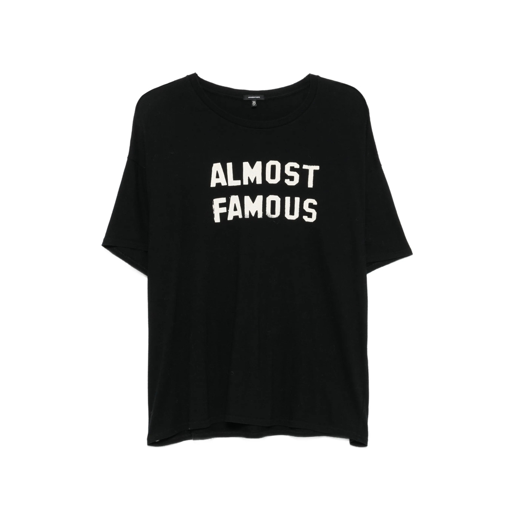 [R13] T-shirts Short Sleeve FW26 R13WK141 K161A BLACK