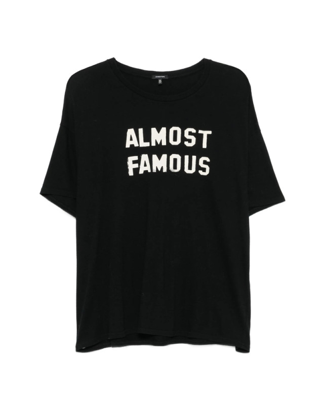 [R13] T-shirts Short Sleeve FW26 R13WK141 K161A BLACK
