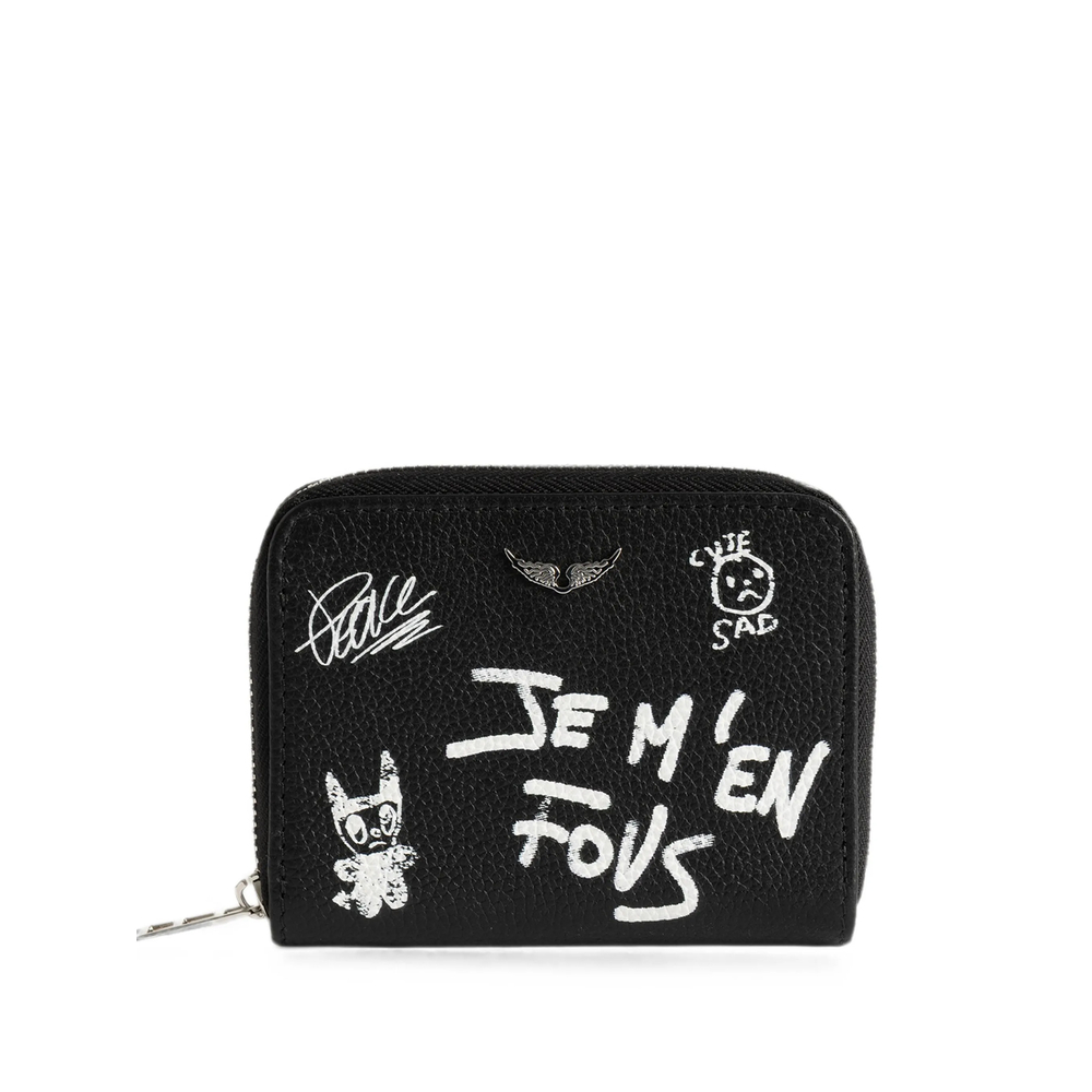 [Zadig & Voltaire] Wallet FW26 LWSG03810  BLACK