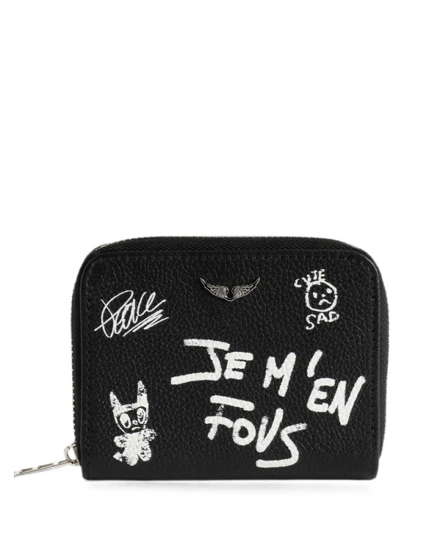 [Zadig & Voltaire] Wallet FW26 LWSG03810  BLACK