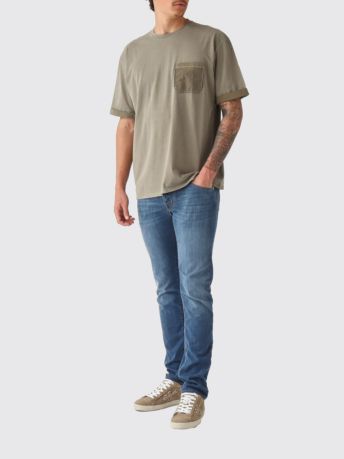 [Premiata] T-shirts Short Sleeve SS26 PA1051MD DUNITO