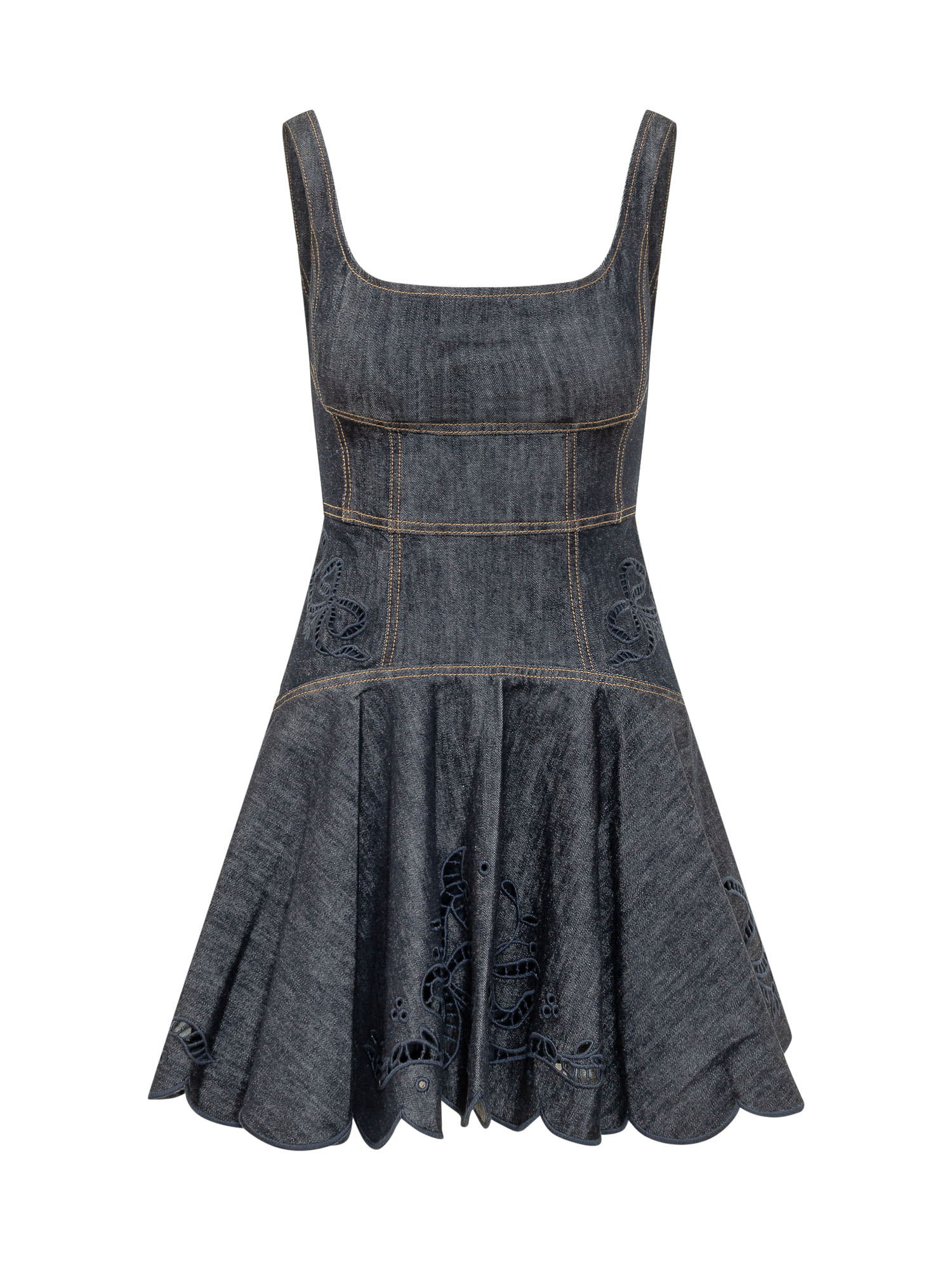 [Self-portrait] Sleeveless dress FW26 PF26806SBL BLUE