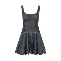 [Self-portrait] Sleeveless dress FW26 PF26806SBL BLUE