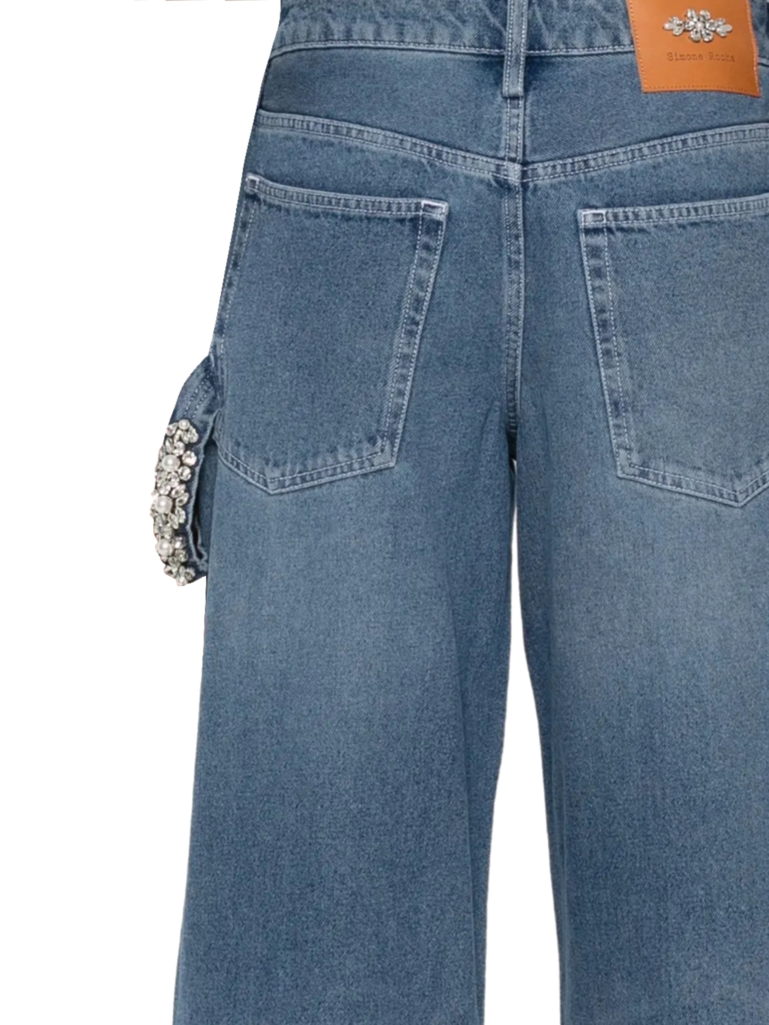 [Simone Rocha] Jeans SS26 4189B1231INDIGO/PEARL/CLEAR