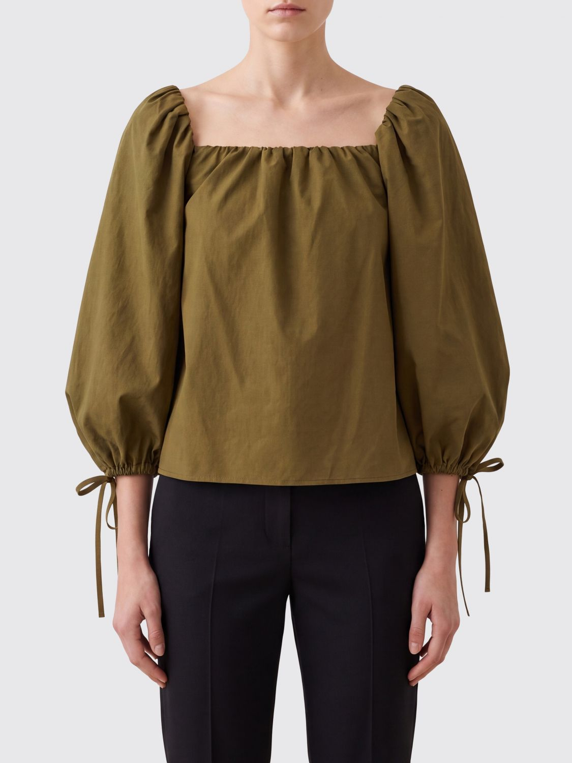 [Saint Laurent] Blouse SS26 870384Y9J07 3396