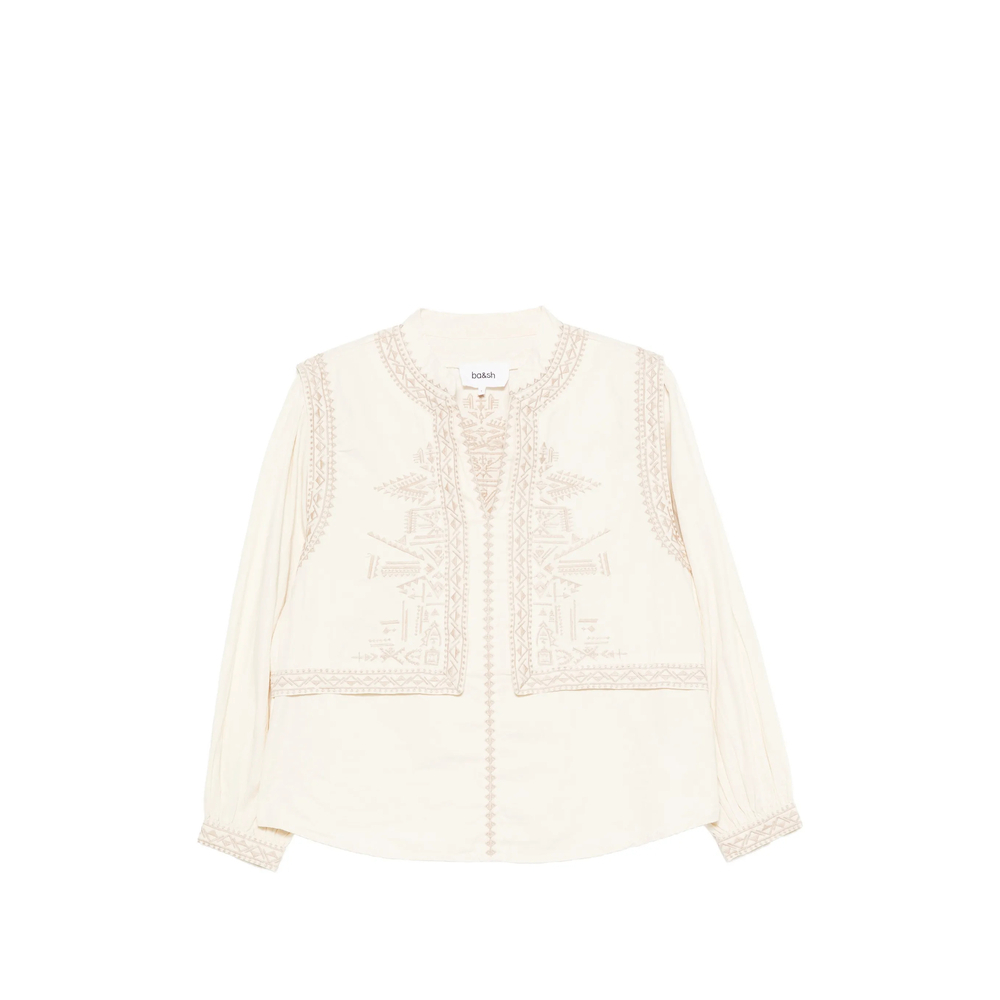 [Ba&sh] Shirts Long Sleeve FW26 LAURA  ECRU