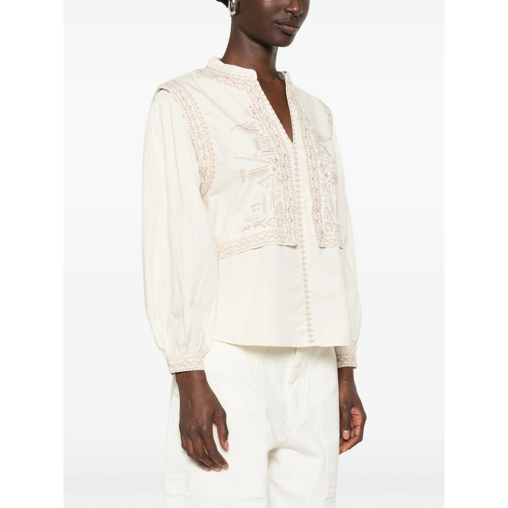 [Ba&sh] Shirts Long Sleeve FW26 LAURA  ECRU