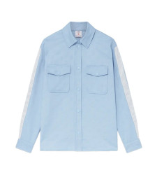 [Casablanca] Shirts Long Sleeve SS26 WSP26SH23701BLUE MONOGRAM