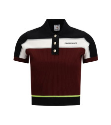 [Casablanca] T-shirts Short Sleeve SS26 WSP26KW123301BURGUNDY