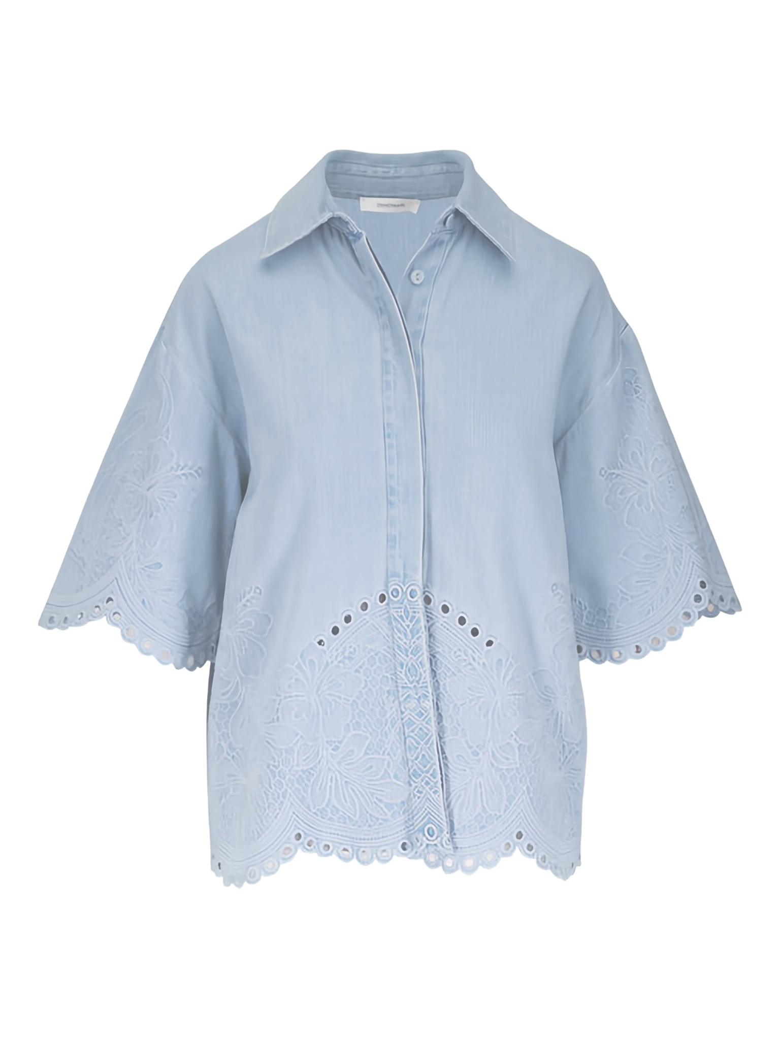 [Zimmermann] Shirts Short Sleeve SS26 7214TRS263ICESTM