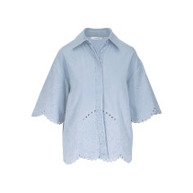 [Zimmermann] Shirts Short Sleeve SS26 7214TRS263ICESTM