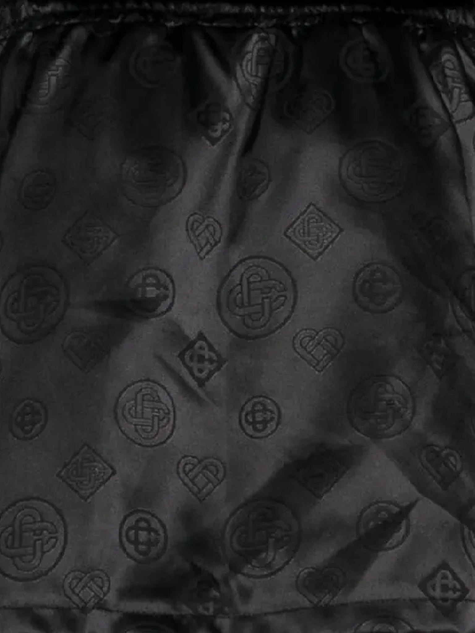 [Casablanca] Midi skirt FW25 AW25SK18001BLACK