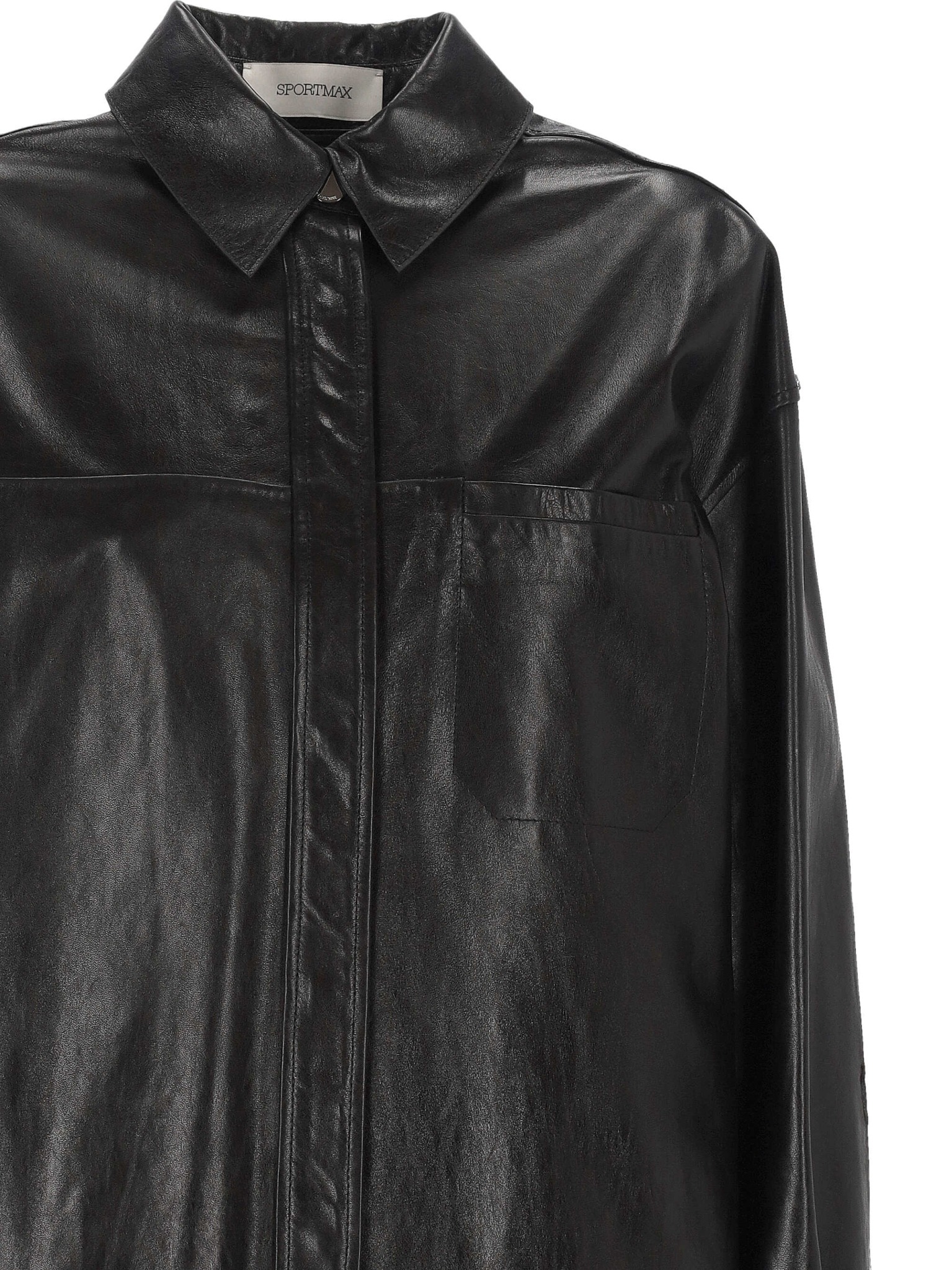 [Max Mara Sportmax] Leather Jacket FW25 2522446022600030002