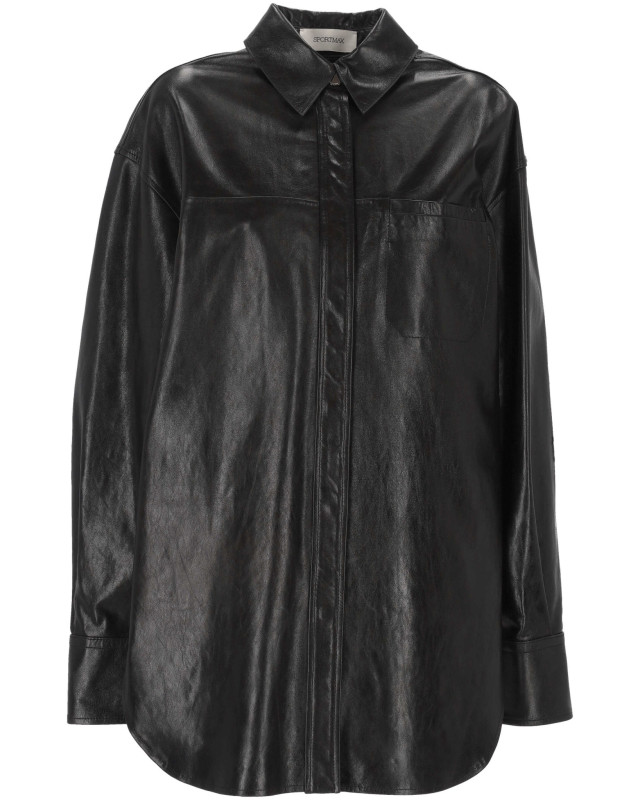 [Max Mara Sportmax] Leather Jacket FW25 2522446022600030002