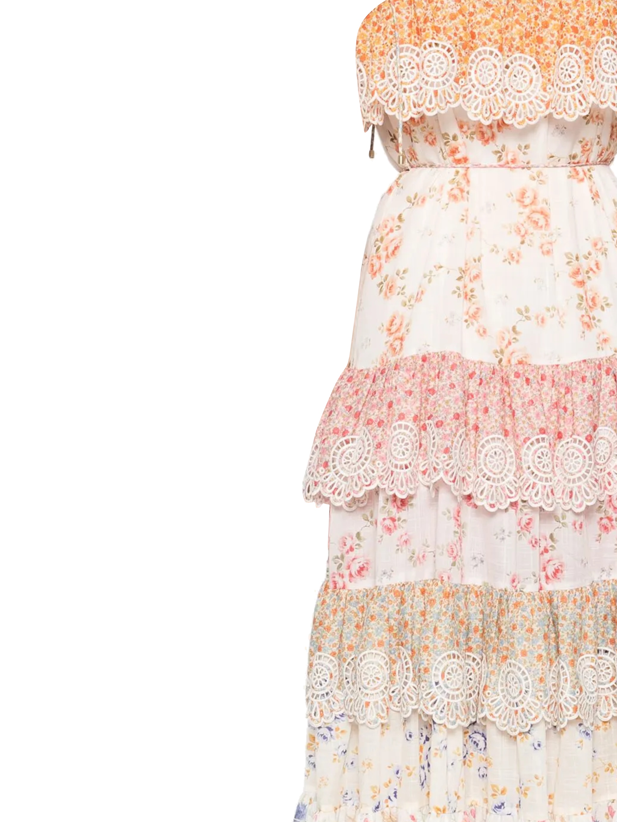 [Zimmermann] Sleeveless dress FW25 3483DSS252SPLI