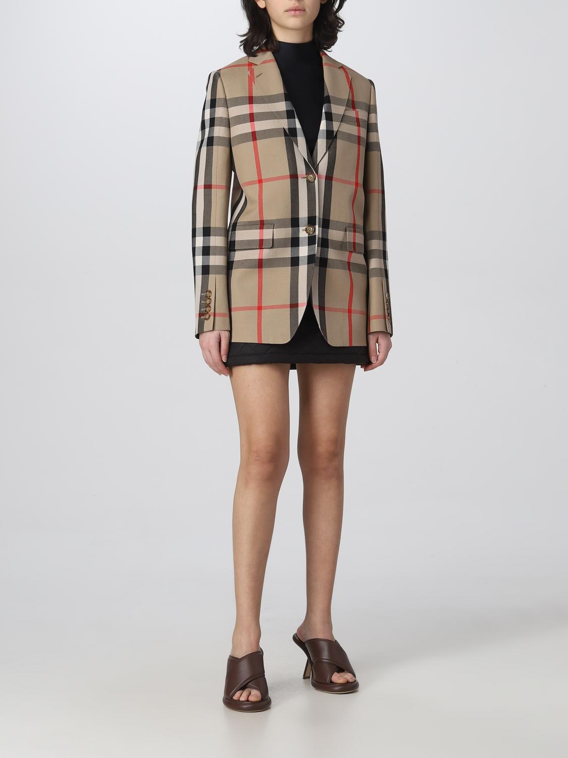 [Burberry] Mini skirt FW25 8065112 DARKBROWN