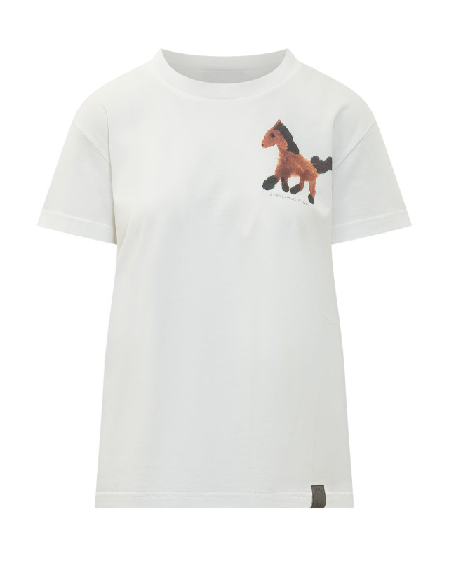 [Stella McCartney] T-shirts Short Sleeve FW26 6J02733SQA83 9000