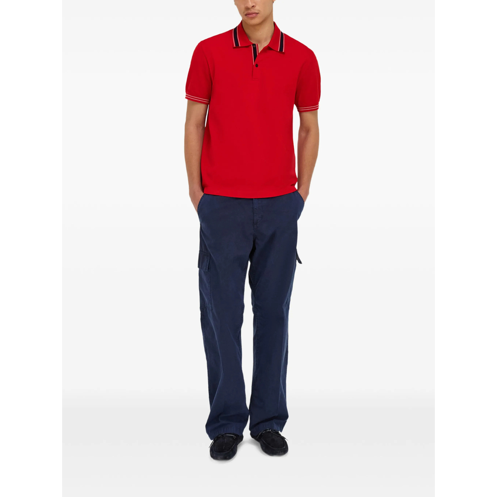 [Ferragamo] Shirts Short Sleeve FW26 144705 0795891 REDNA