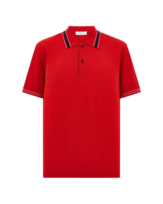 [Ferragamo] Shirts Short Sleeve FW26 144705 0795891 REDNA