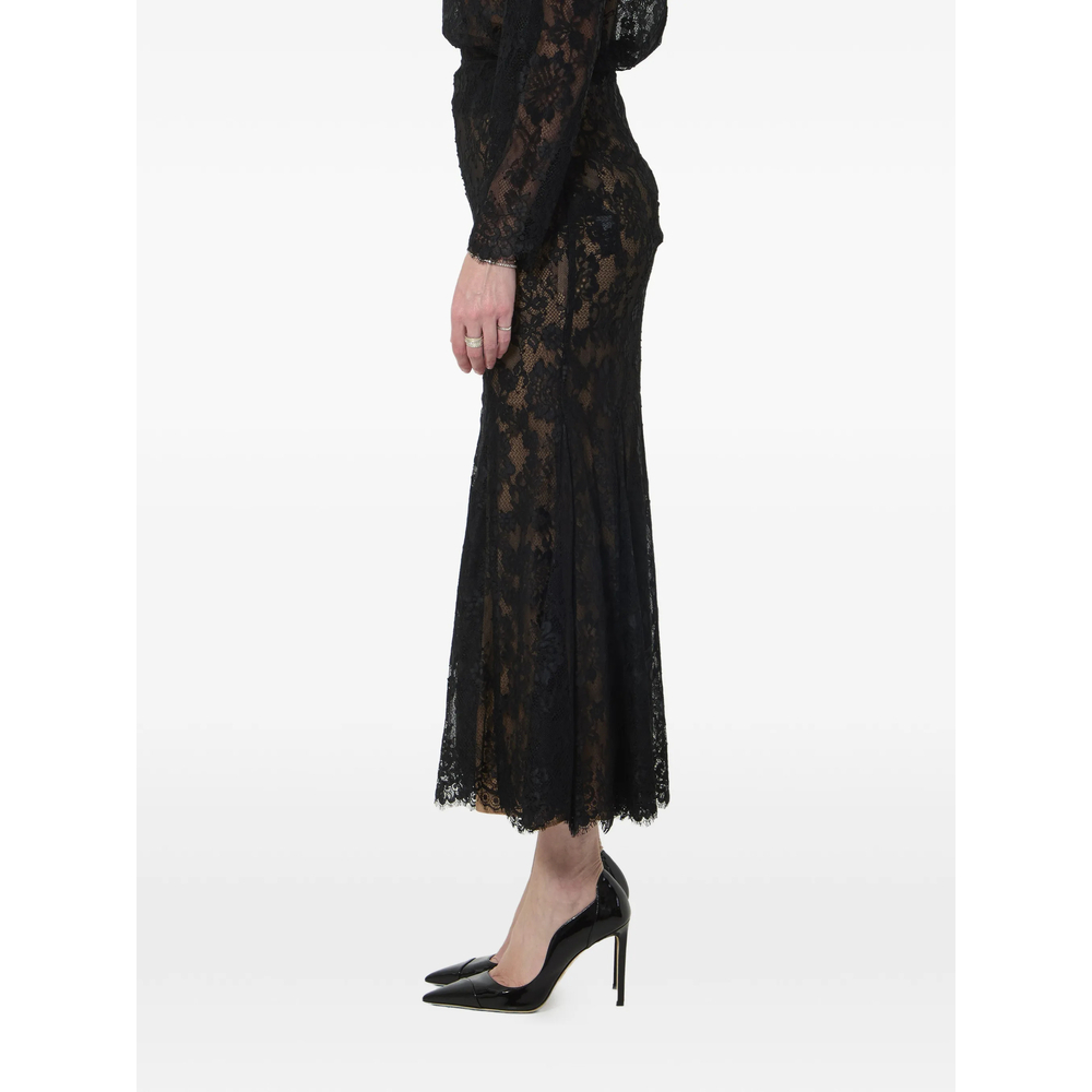 [Self-portrait] Long skirt FW26 PF26-032MSK-B  BLACK