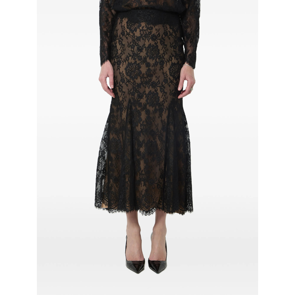 [Self-portrait] Long skirt FW26 PF26-032MSK-B  BLACK