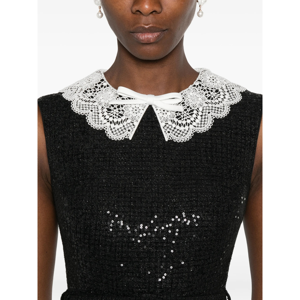 [Self-portrait] Sleeveless dress FW26 PF26-002S-B  BLACK