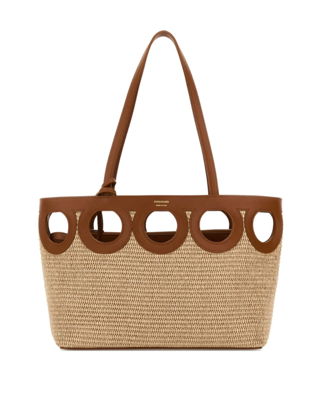 [Ferragamo] Shoulder bag FW26 21A206 0783832 NATUR