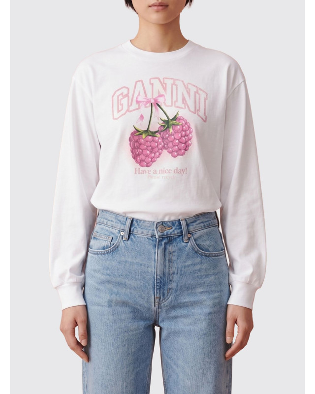 [GANNI] T-shirts Long Sleeve SS26 A1050141 151
