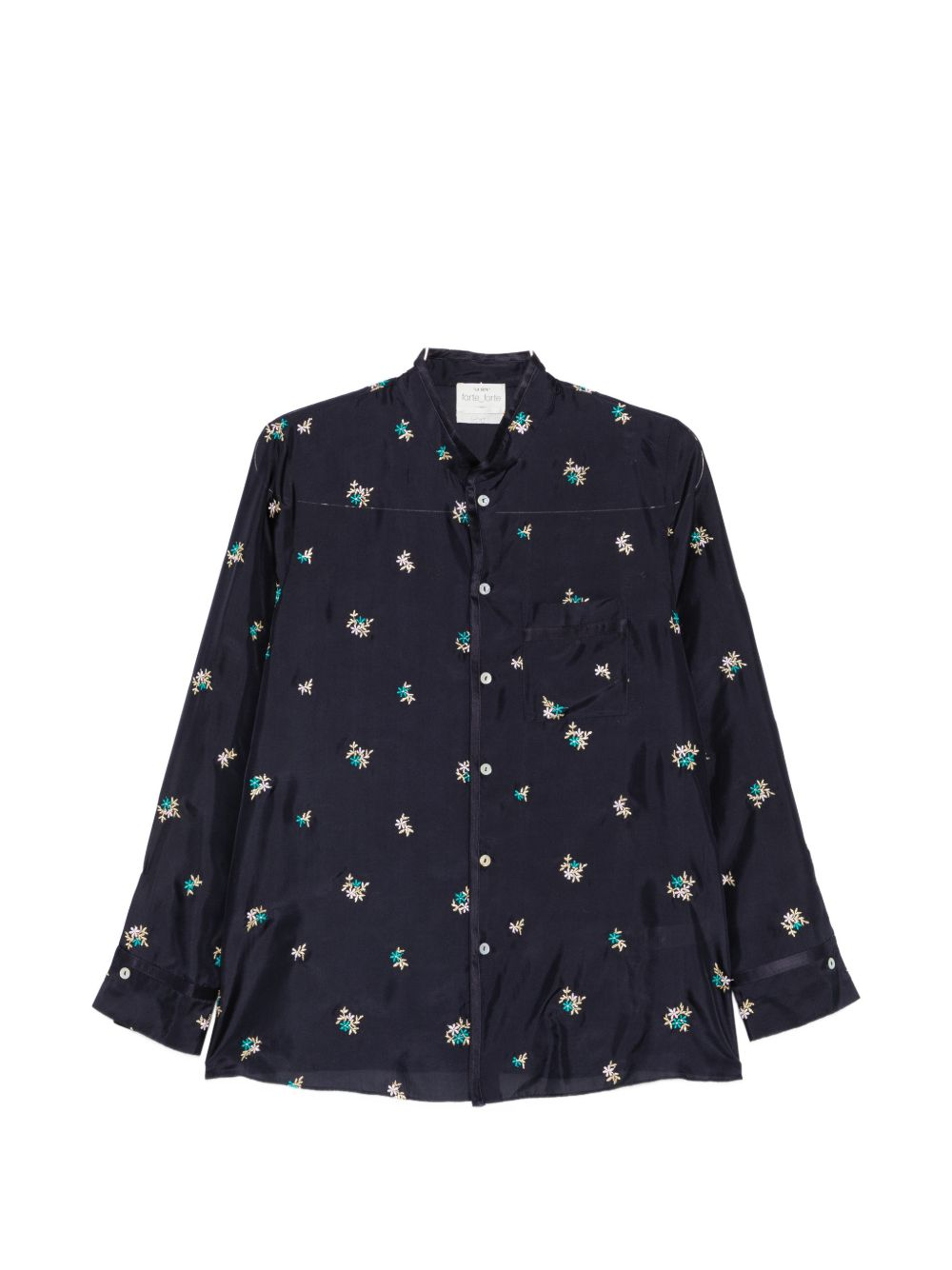 [Forte Forte] Shirts Long Sleeve SS26 14868MYSHIRTMIDNIGHT