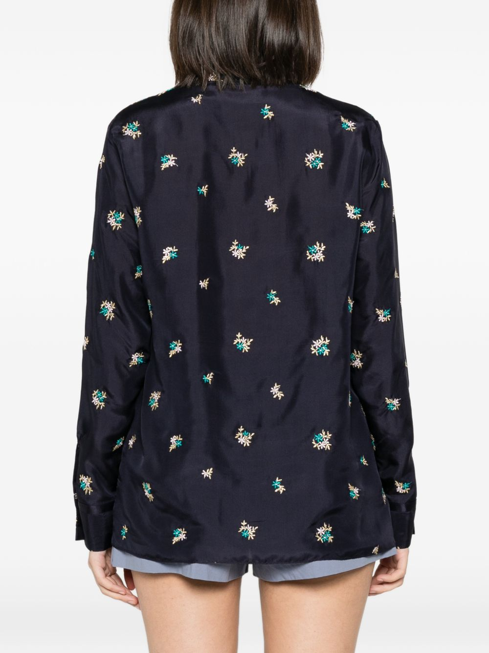 [Forte Forte] Shirts Long Sleeve SS26 14868MYSHIRTMIDNIGHT