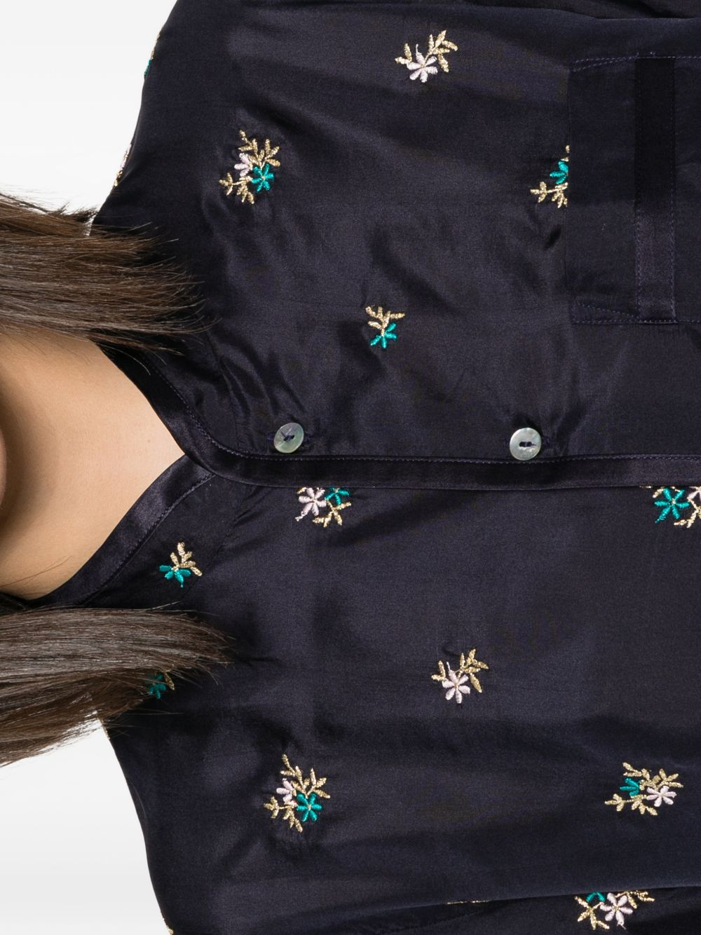 [Forte Forte] Shirts Long Sleeve SS26 14868MYSHIRTMIDNIGHT