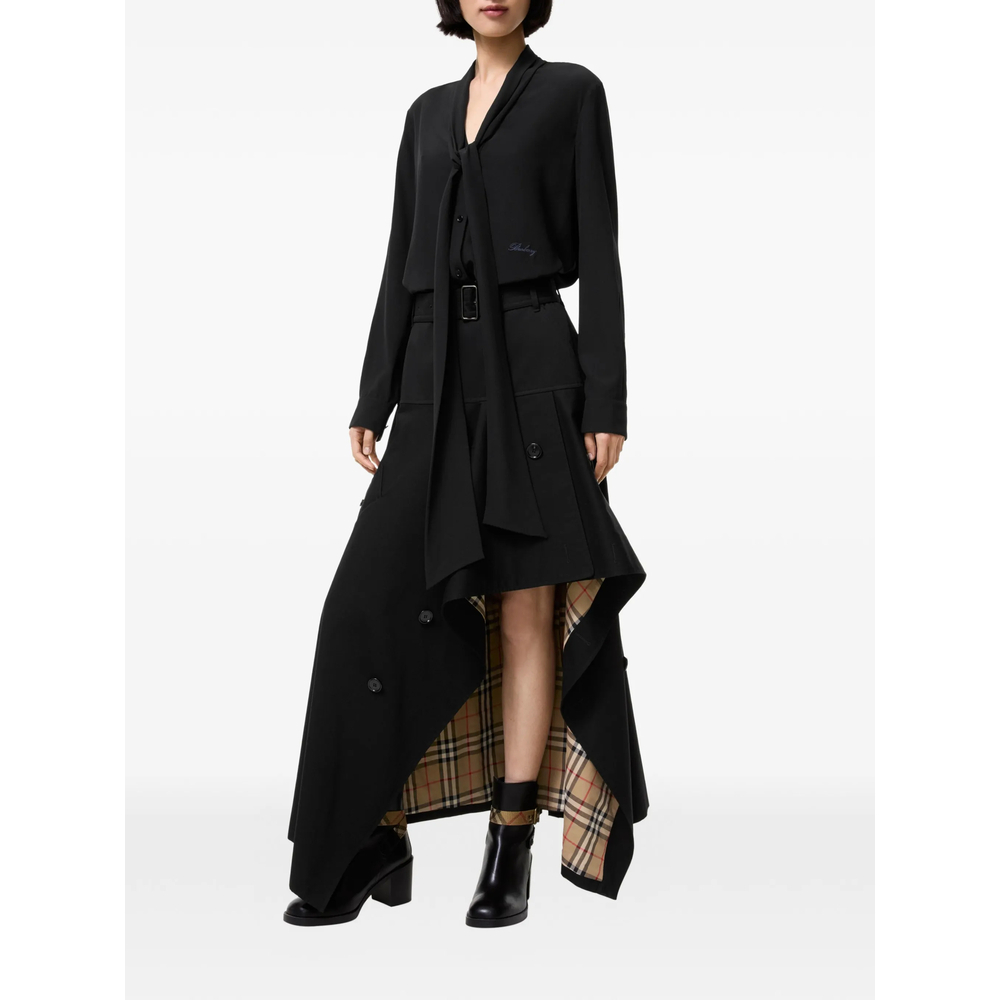 [Burberry] Long skirt FW26 8129543 HEATHER A1189
