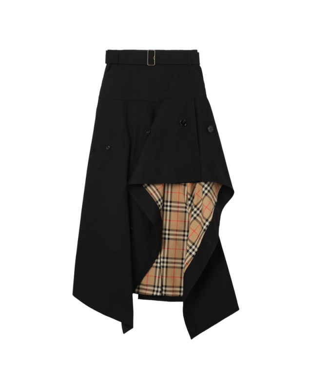 [Burberry] Long skirt FW26 8129543 HEATHER A1189