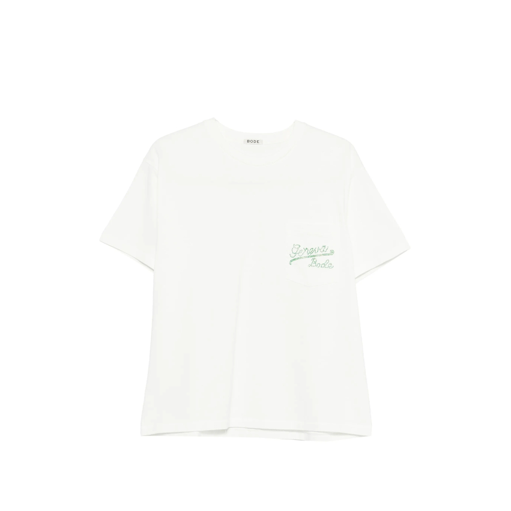 [BODE] T-shirts Short Sleeve SS26 MRS26CS028  CREAM