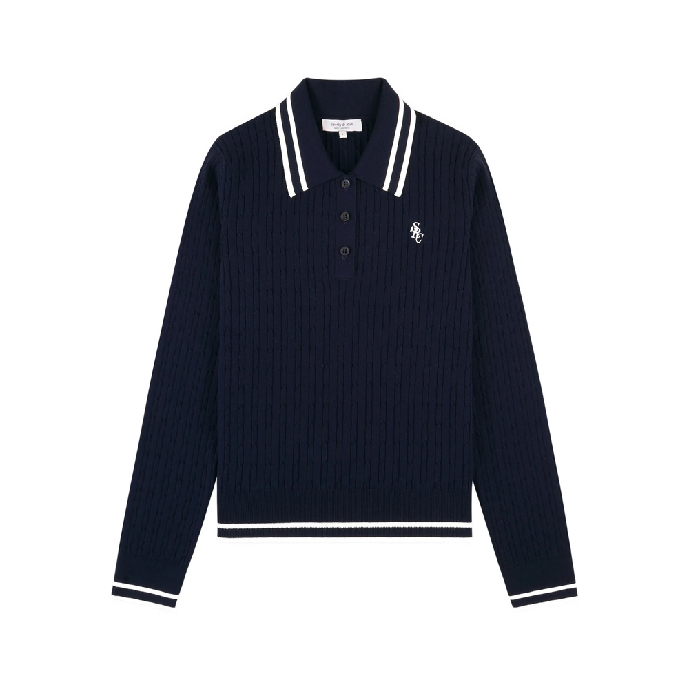 [SPORTY & RICH] T-shirts Long Sleeve SS26 ST03761302BL1  DKNAE
