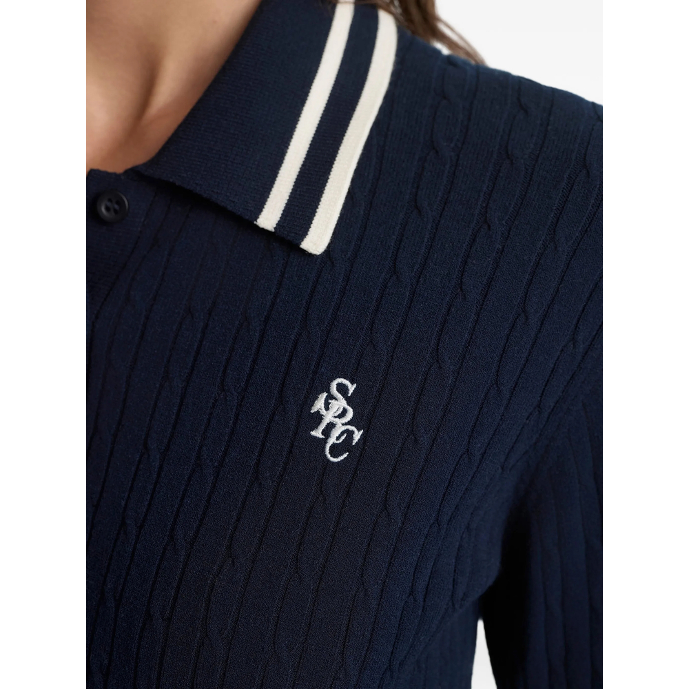 [SPORTY & RICH] T-shirts Long Sleeve SS26 ST03761302BL1  DKNAE
