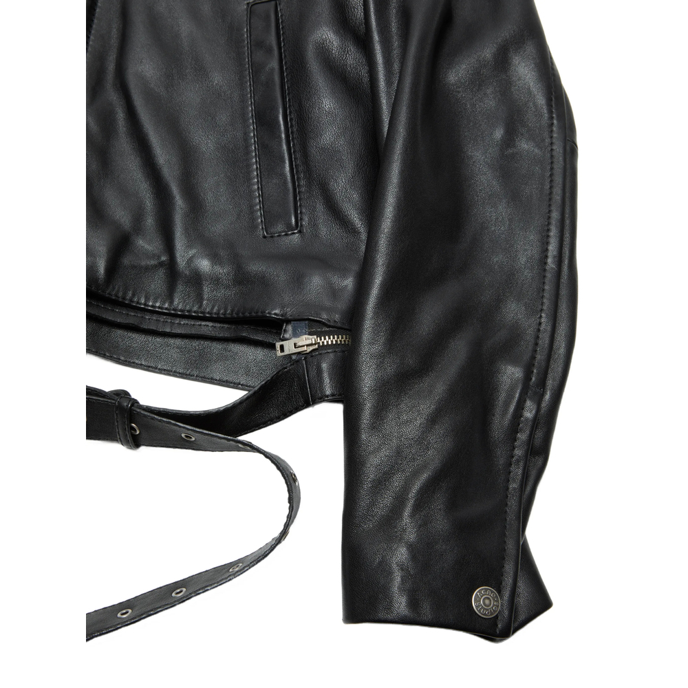 [Acne Studios] Leather Jacket SS26 B70164  BLACK