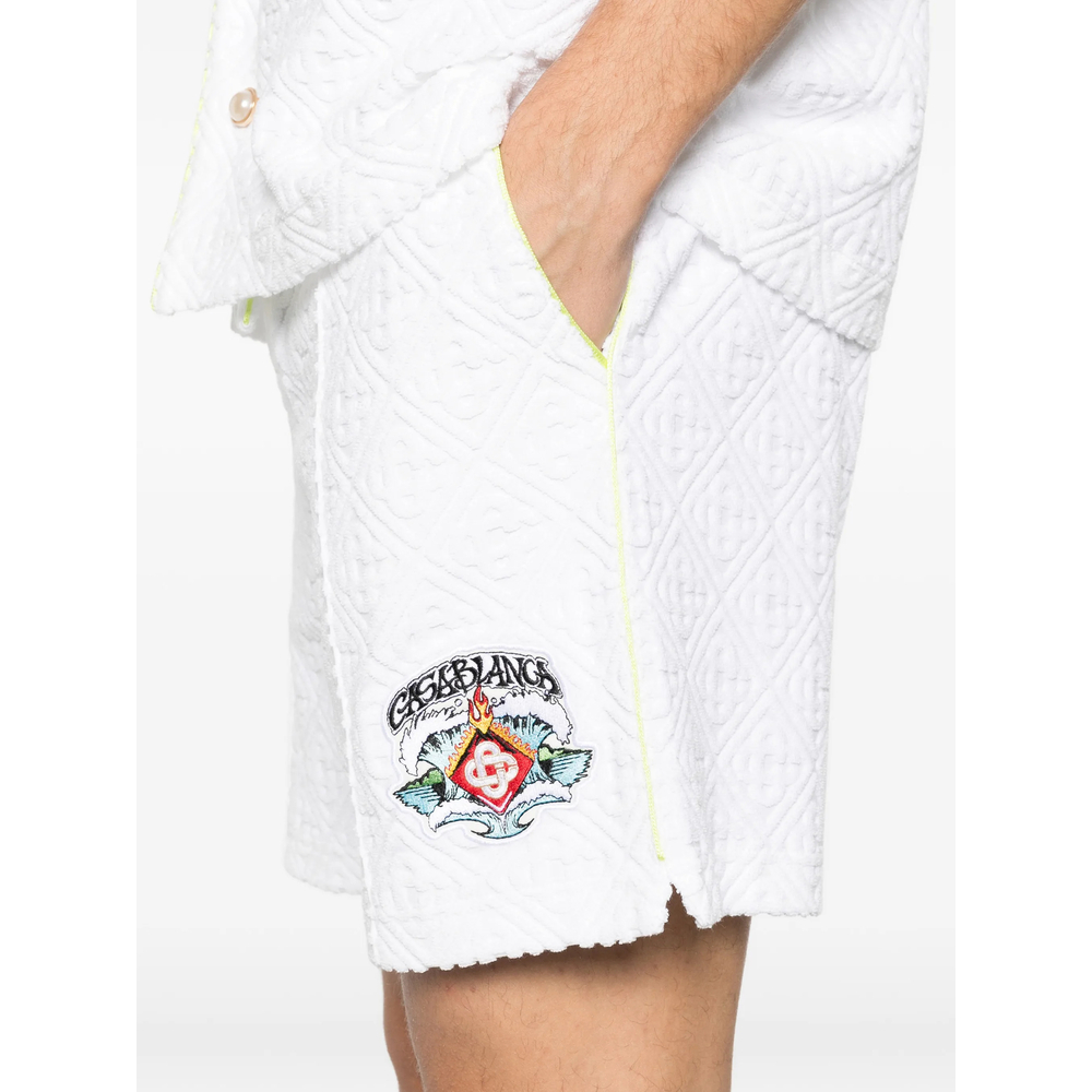 [Casablanca] Shorts SS26 SP26-JTR-271 03 WHITE