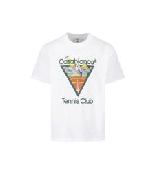[Casablanca] T-shirts Short Sleeve FW26 M PF26 JTS 001 03TENNIS CLUB TRIANGLE