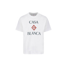 [Casablanca] T-shirts Short Sleeve FW26 M PF26 JTS 001 20CASABLANCA STACKED LOGO