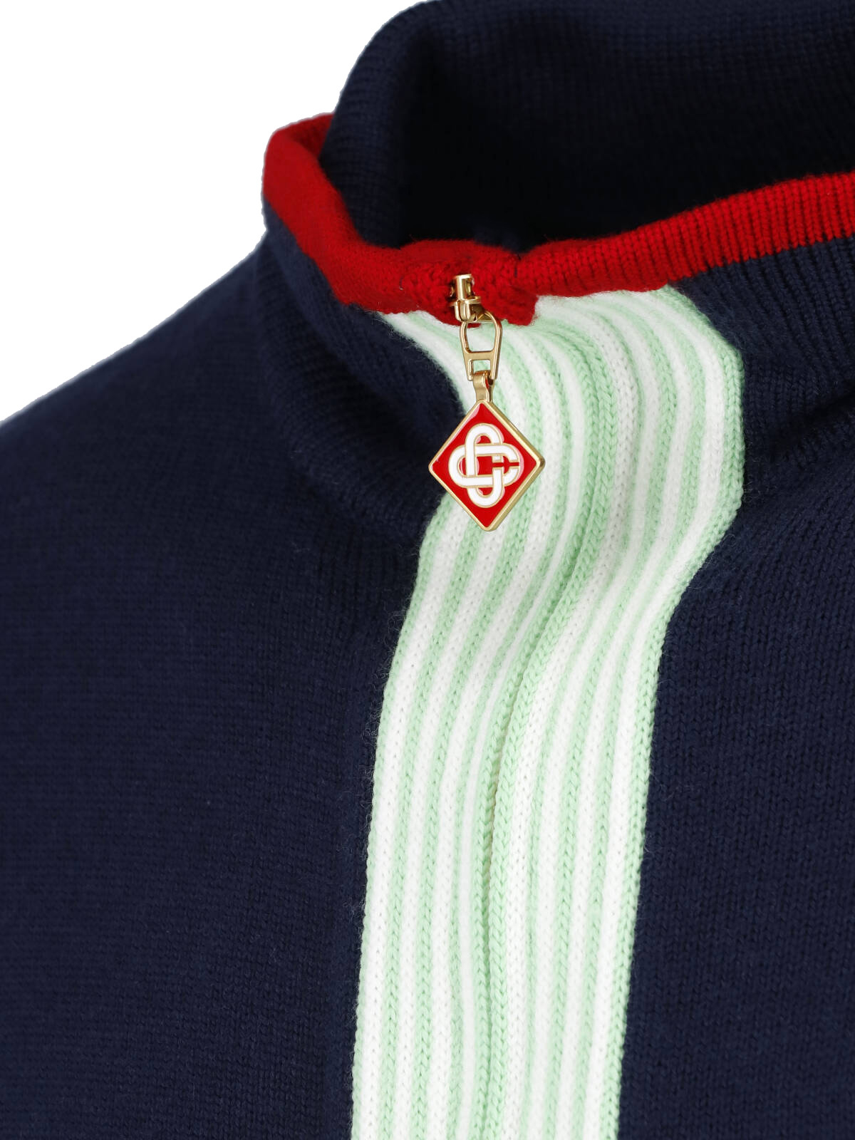 [Casablanca] Knitwear FW26 M PF26 KW 845 01NAVY