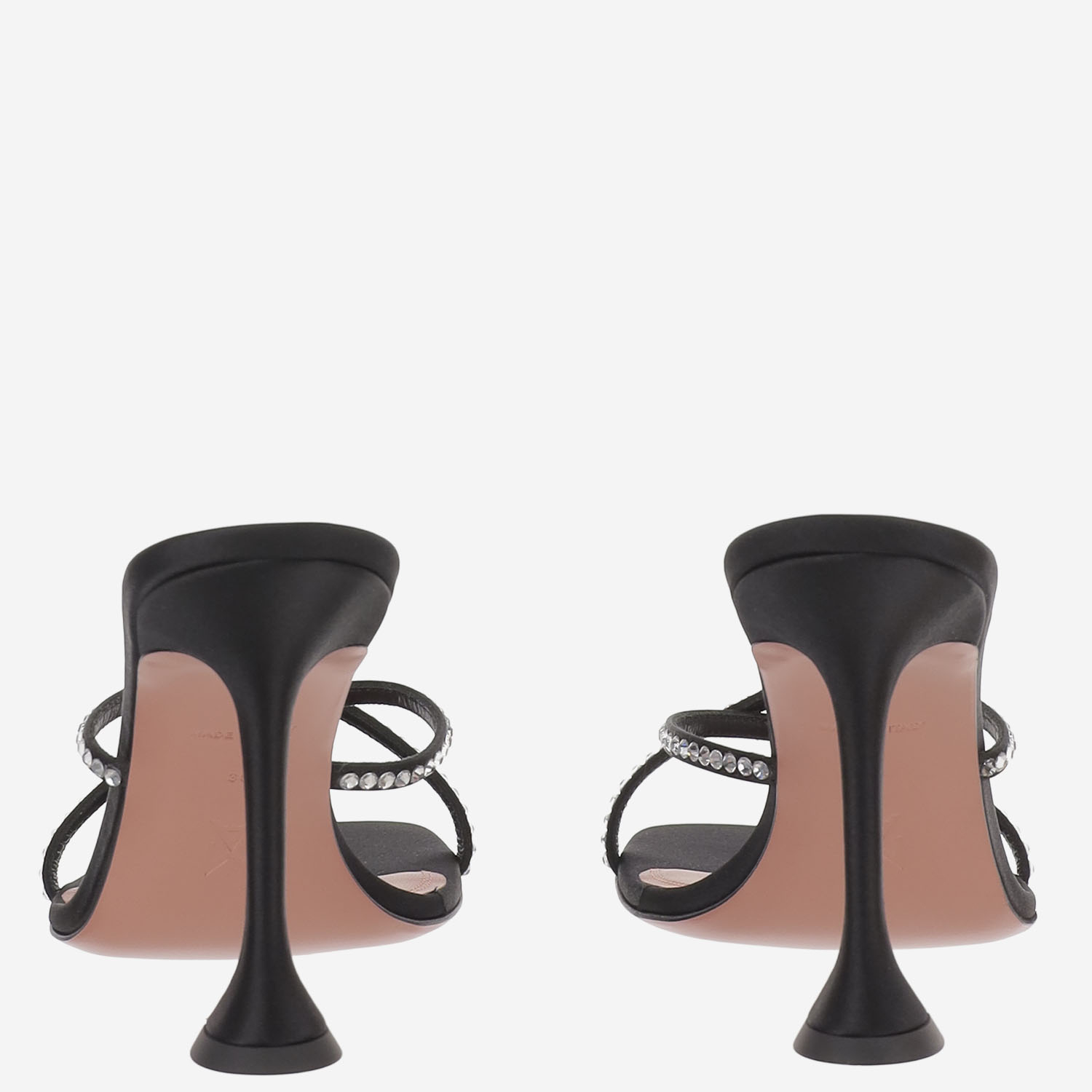 [Amina Muaddi] Pumps SS26 SALLYSLIPPER95BLACKWHITE