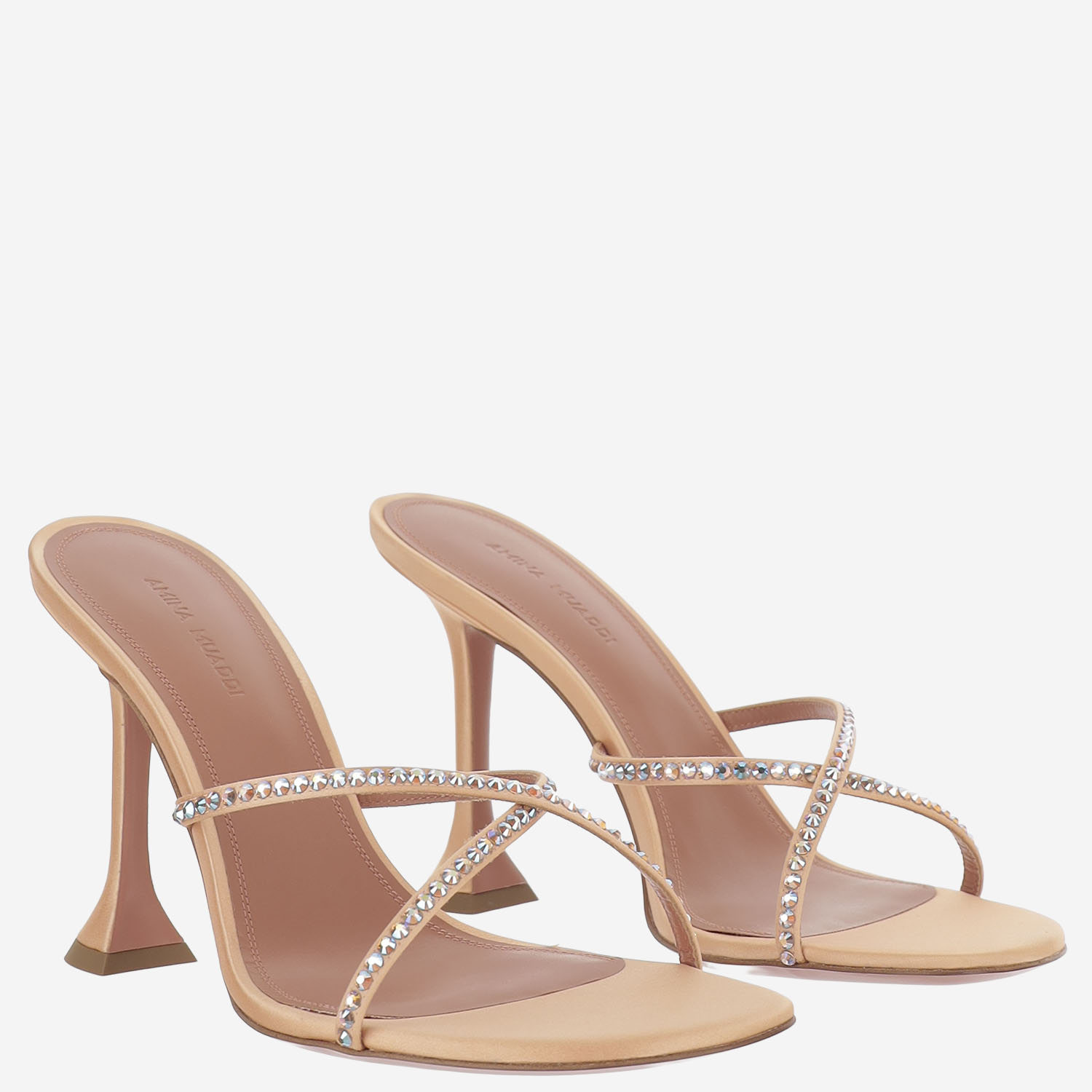 [Amina Muaddi] Pumps SS26 SALLYSLIPPER95PEACH